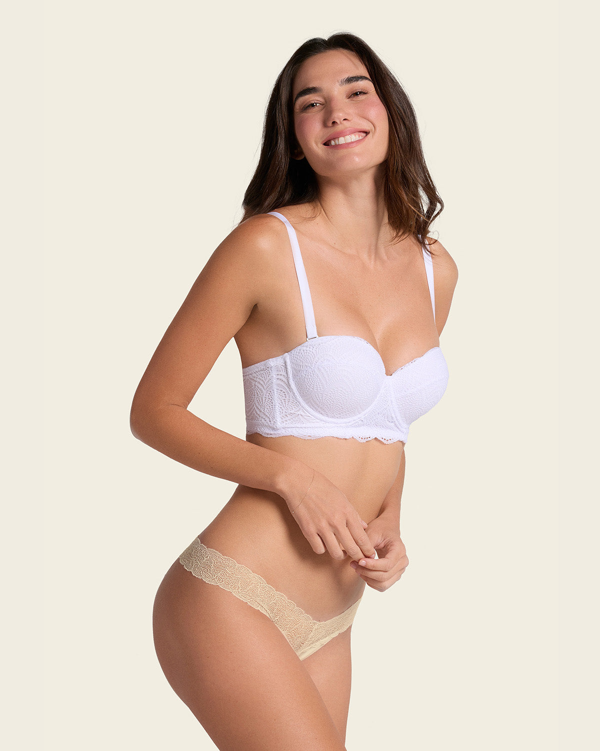 Formless™ Convertible Balconette Lace Push Up Bra