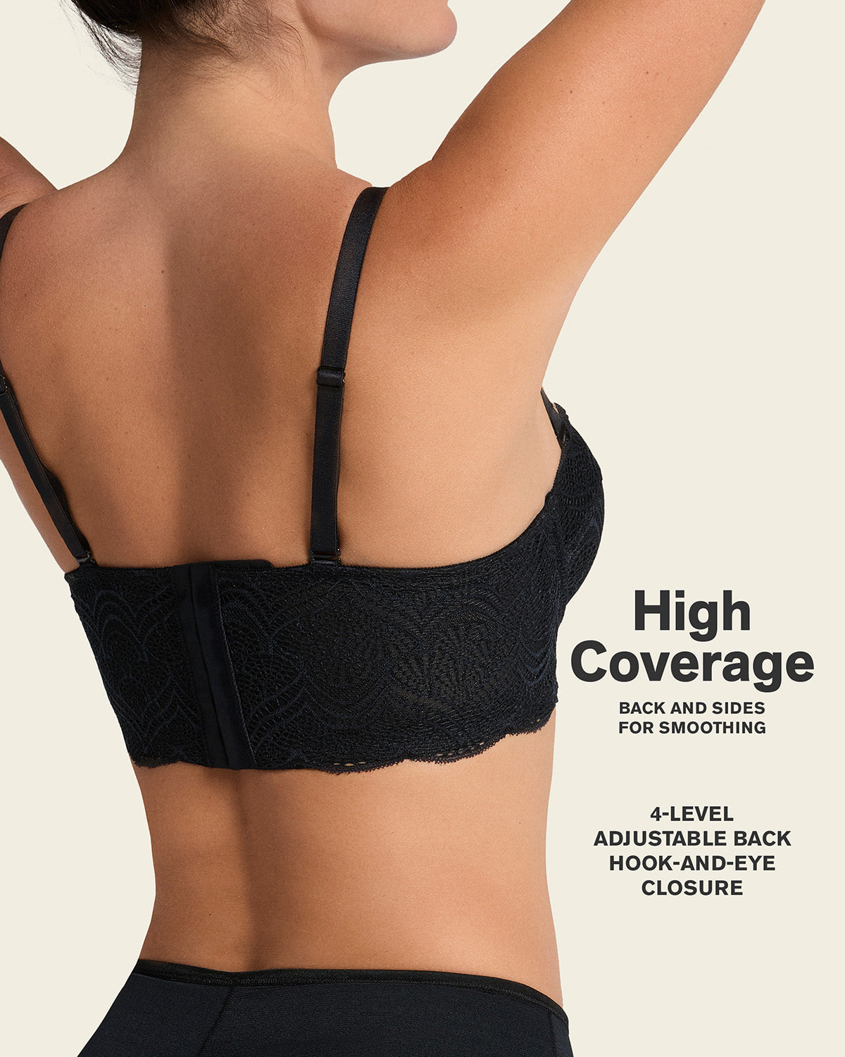 Formless™ Convertible Balconette Lace Push Up Bra