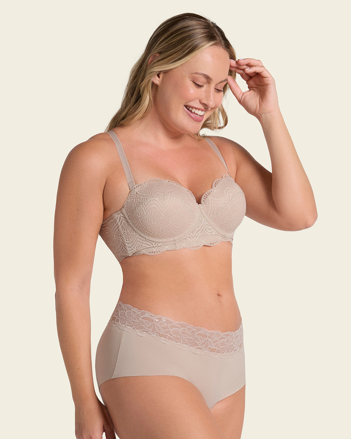 Formless™ Convertible Balconette Lace Push Up Bra
