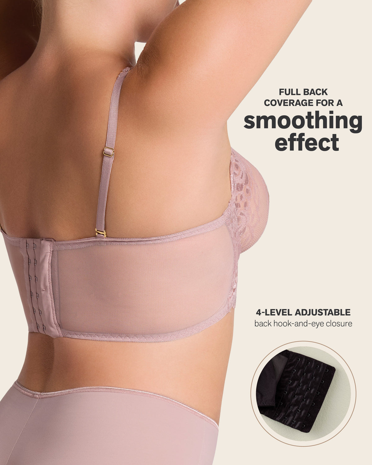 Formless™ Sheer Lace Bustier Bralette with Underwire