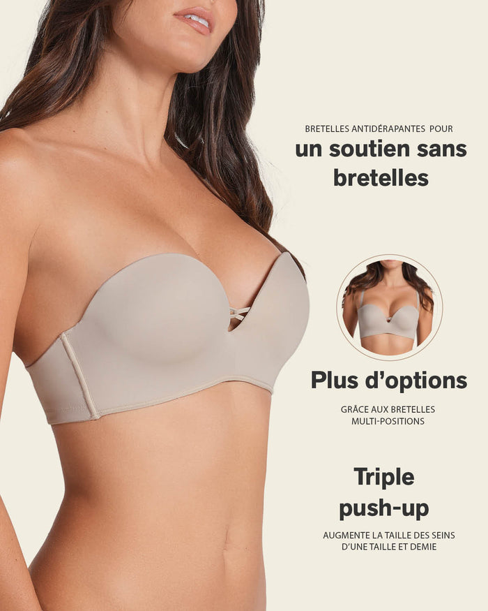 Formless™ Triple Push-Up Strapless Bra