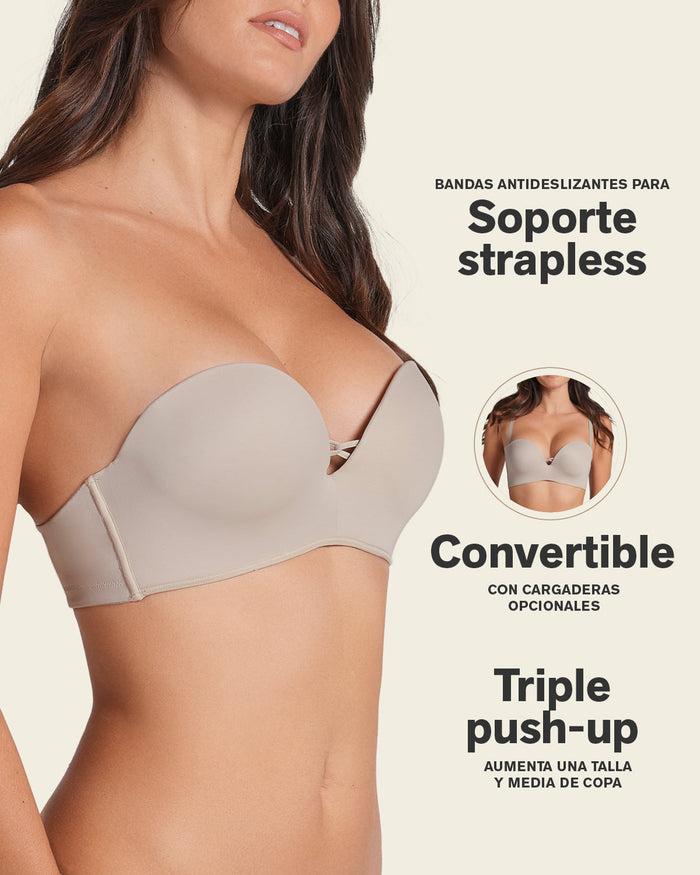 Formless™ Triple Push-Up Strapless Bra