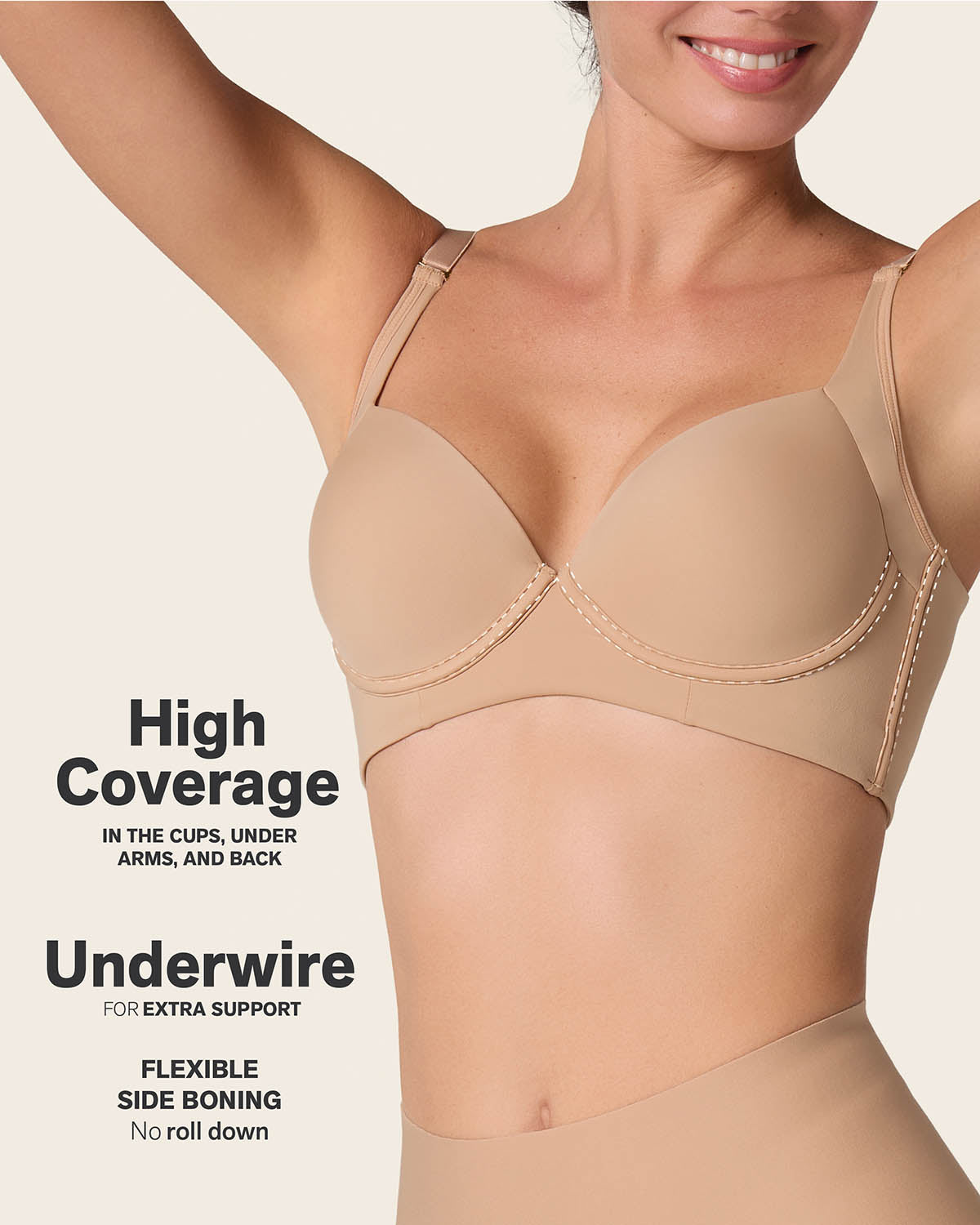 Formless™ Back Smoothing Bra with Soft Full Coverage Cups