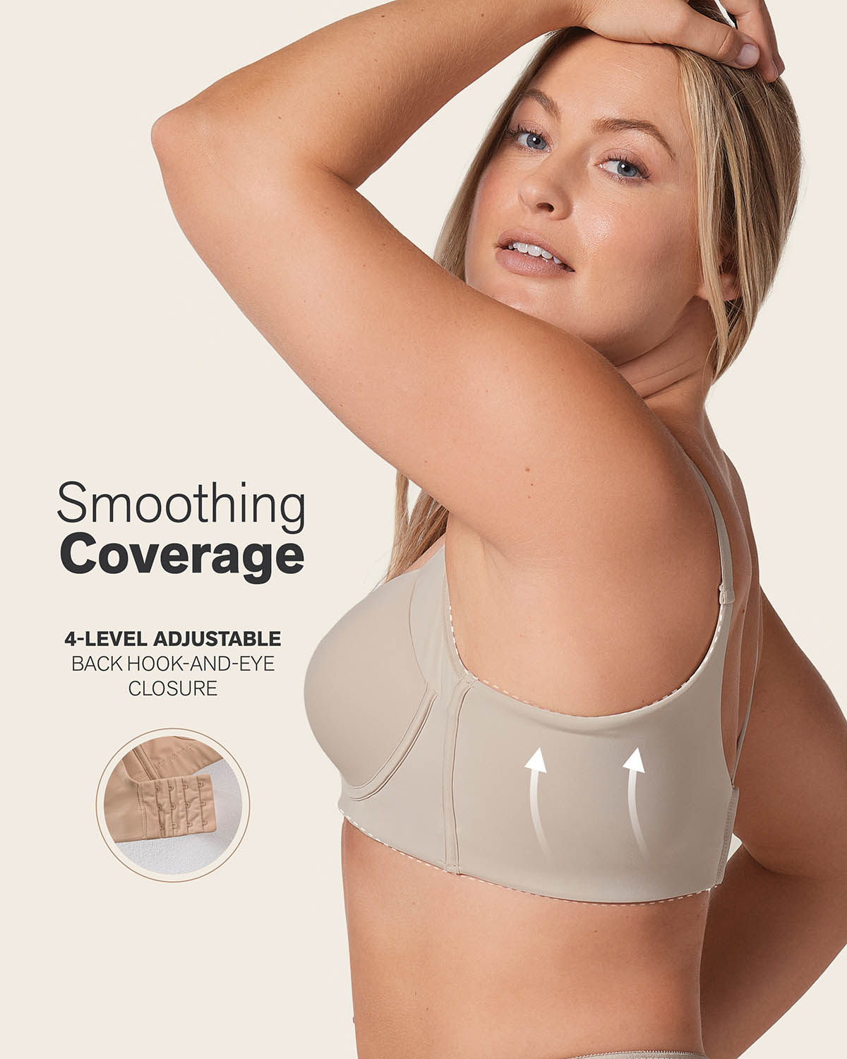 Formless™ Back Smoothing Bra with Soft Full Coverage Cups
