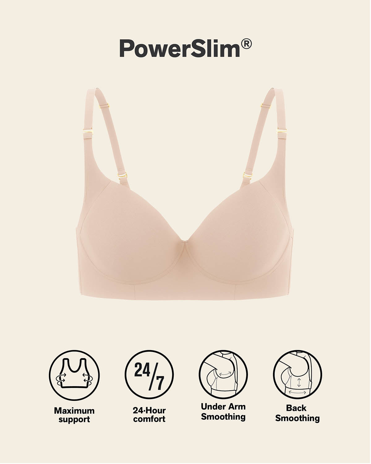 Formless™ Back Smoothing Bra with Soft Full Coverage Cups