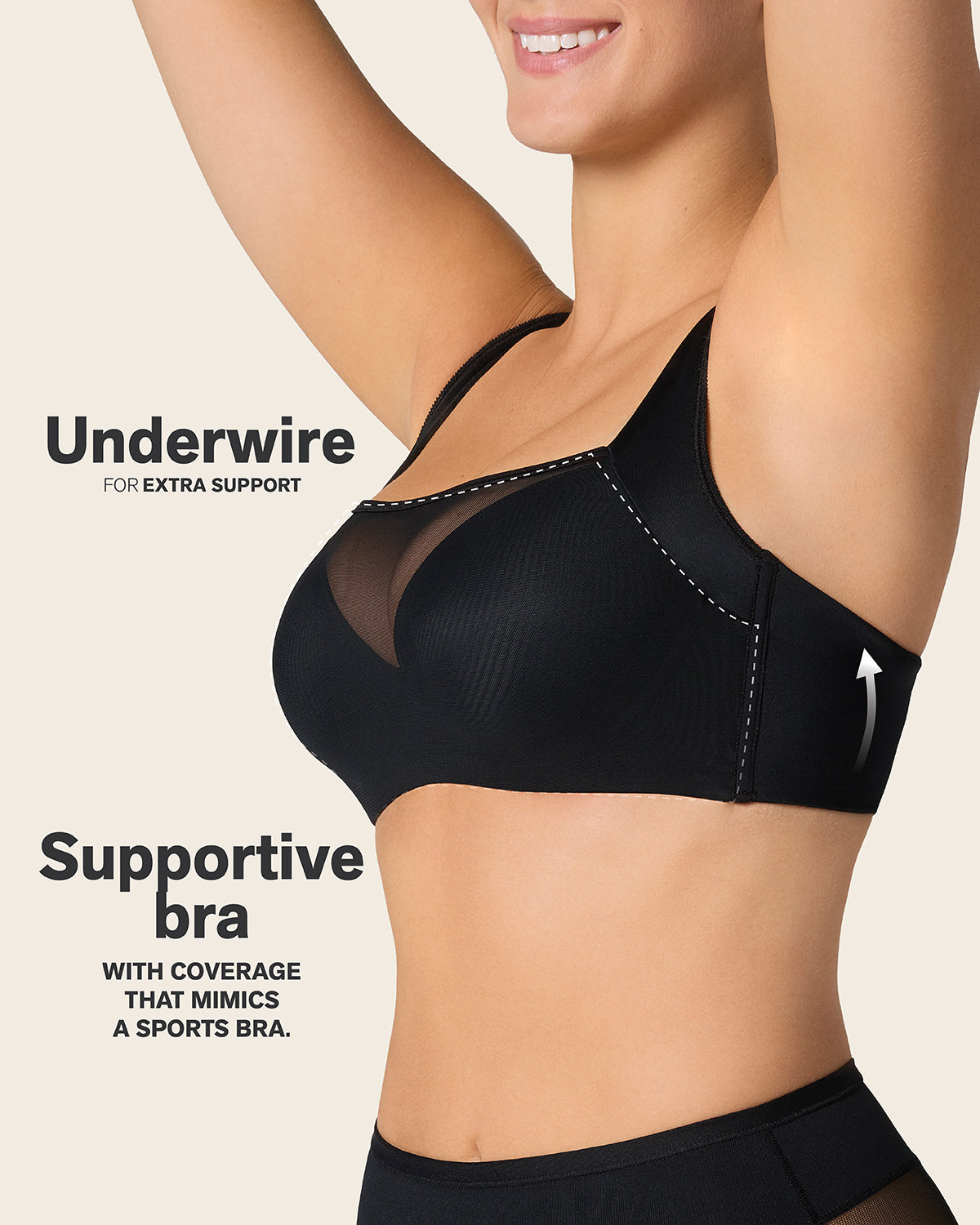 Formless™ Mesh Front Contouring Bra