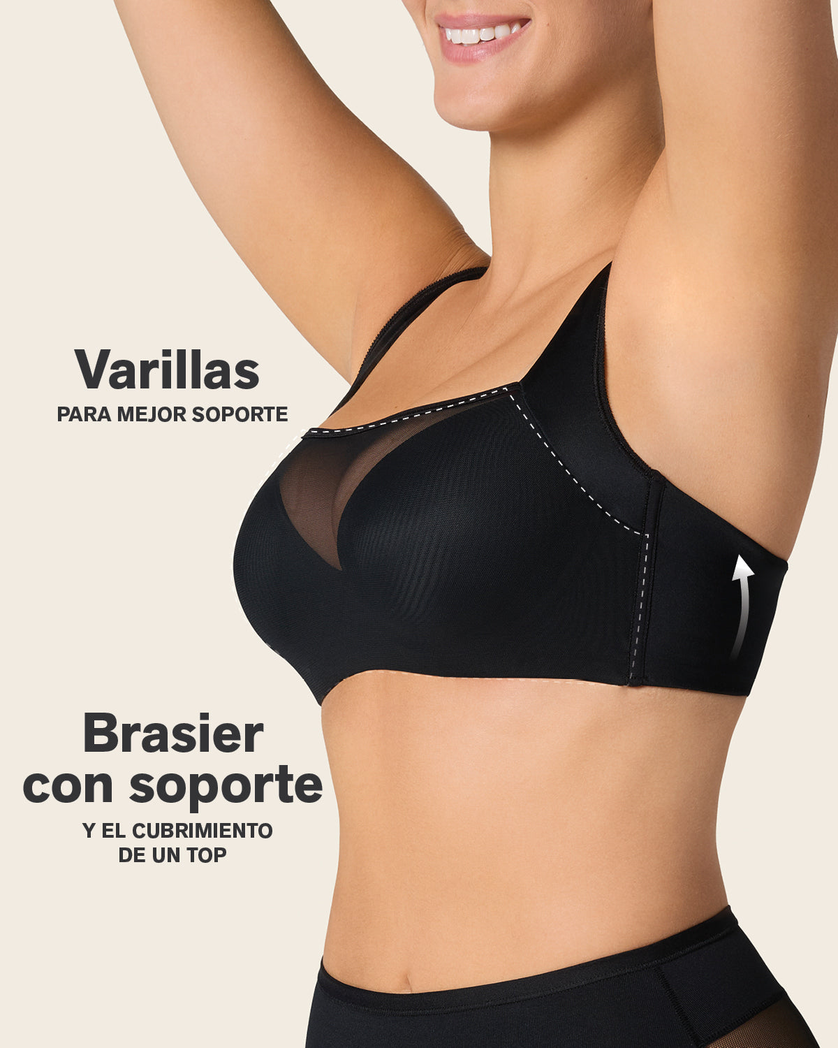 Formless™ Mesh Front Contouring Bra