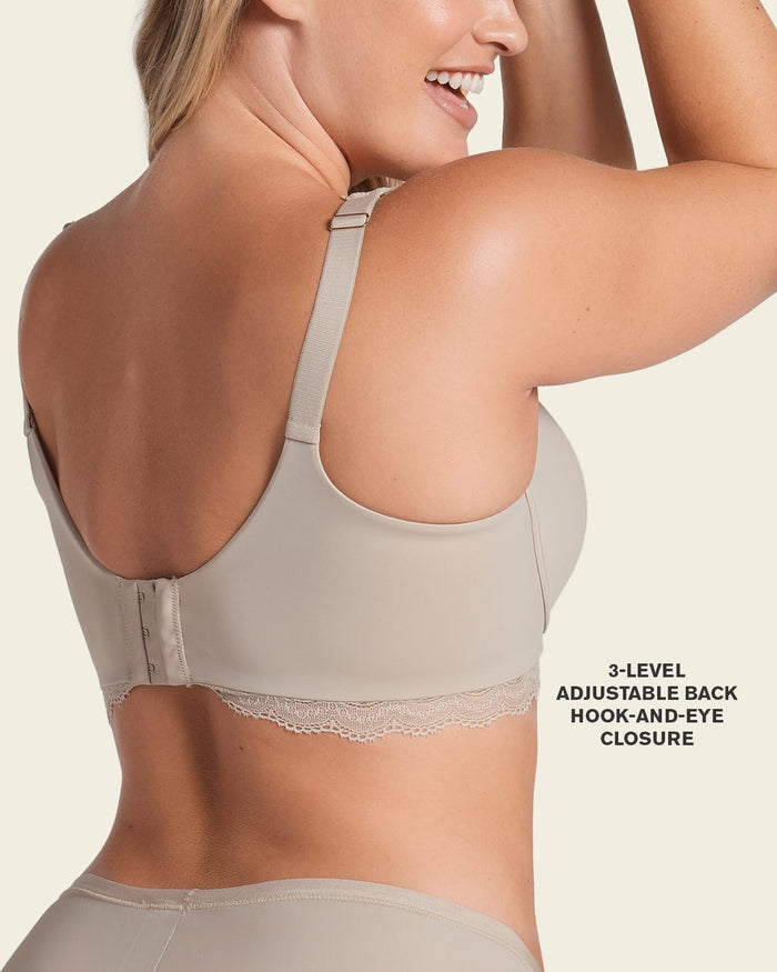 Formless™ Deep Coverage Soft Lightly-Lined Lace Underwire Bra
