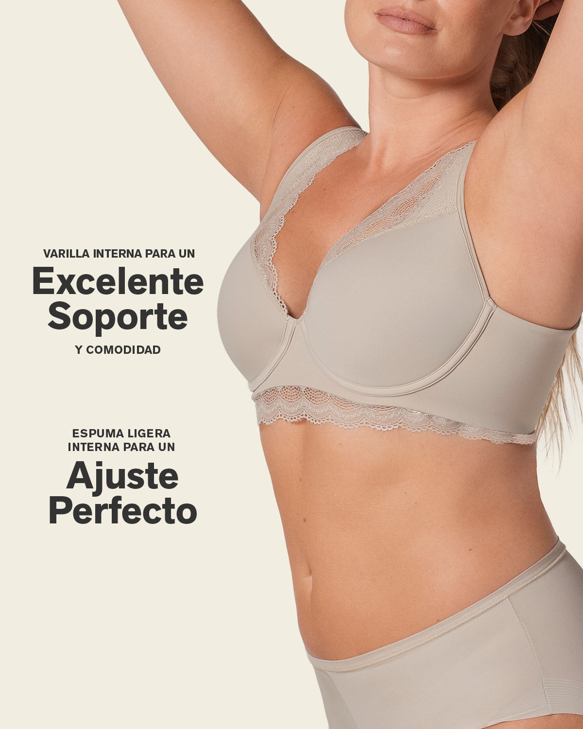 Formless™ Deep Coverage Soft Lightly-Lined Lace Underwire Bra