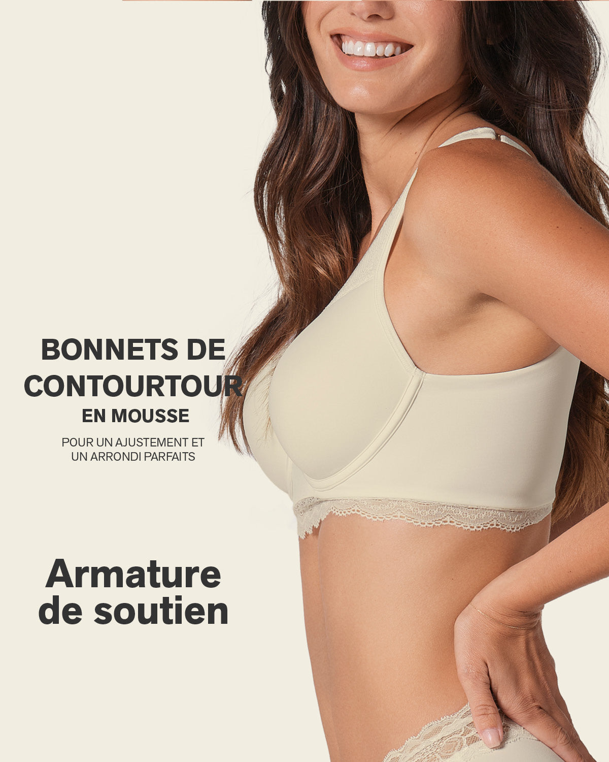 Formless™ Deep Coverage Soft Lightly-Lined Lace Underwire Bra