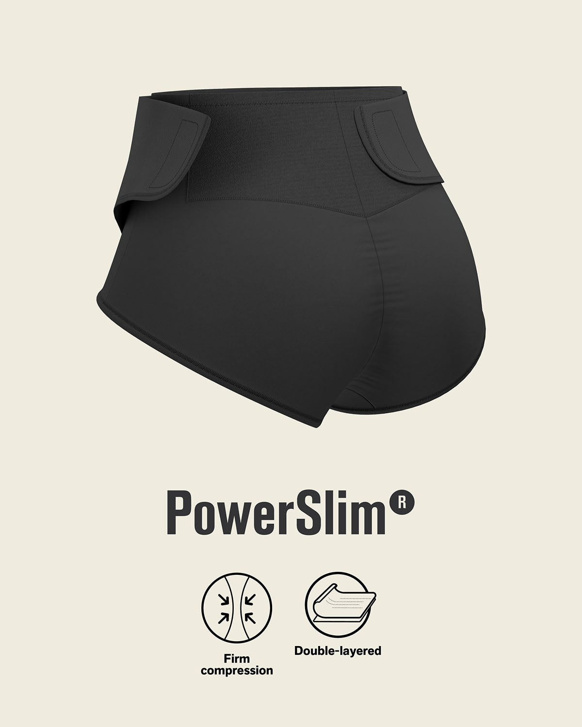 Formless™ Firm Compression Postpartum Panty with Adjustable Belly Wrap