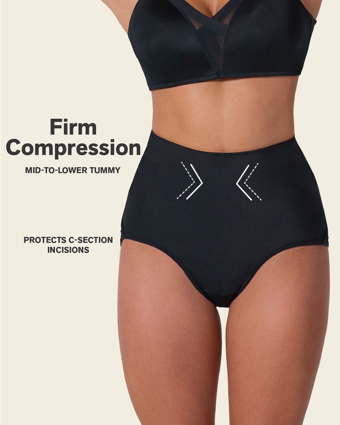 Formless™ Firm Compression Postpartum Panty with Adjustable Belly Wrap