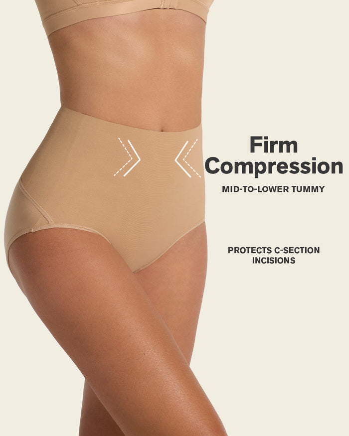 Formless™ Firm Compression Postpartum Panty with Adjustable Belly Wrap