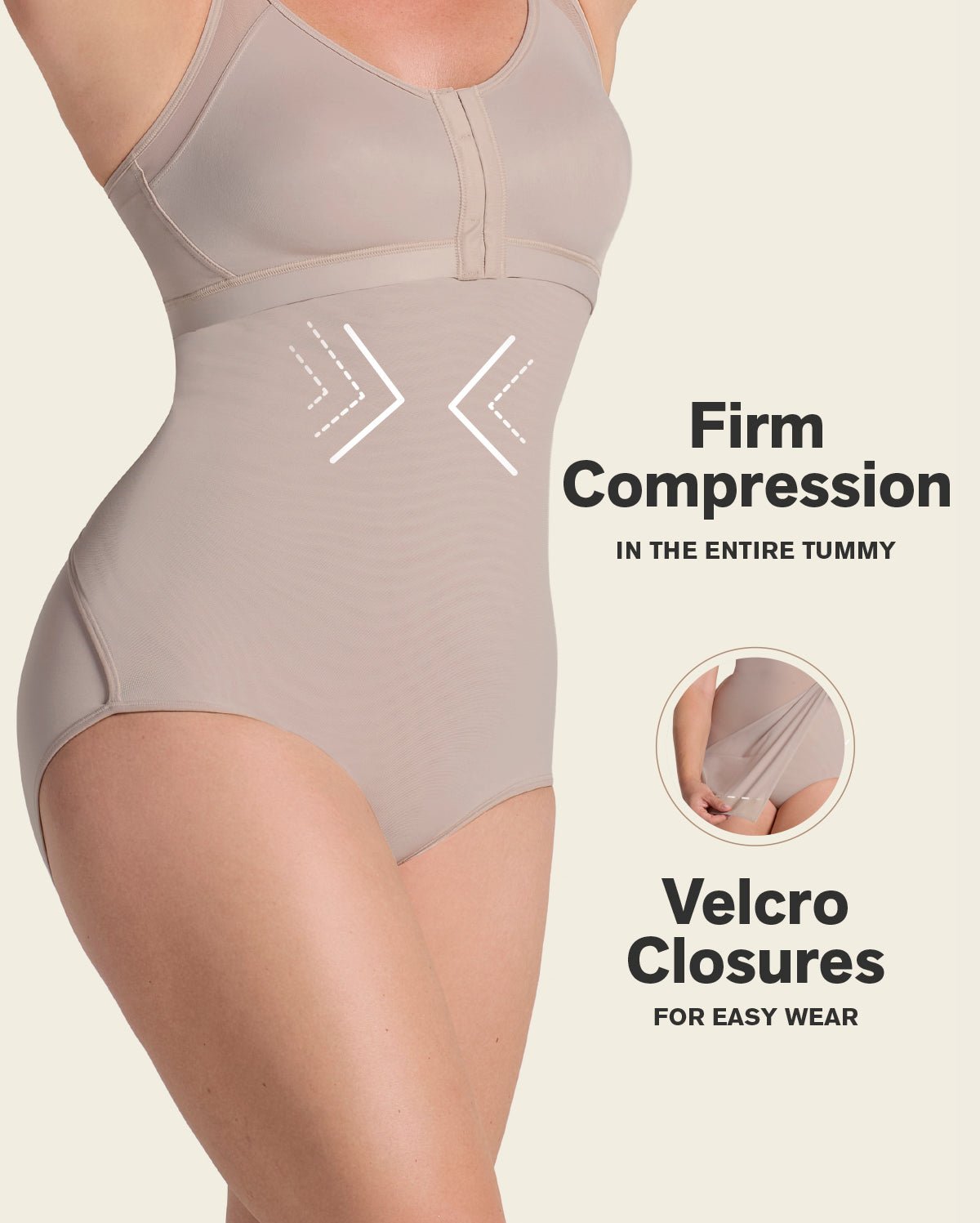 Formless™ Firm Compression Post Surgical Panty w/ Adjustable Belly Wrap