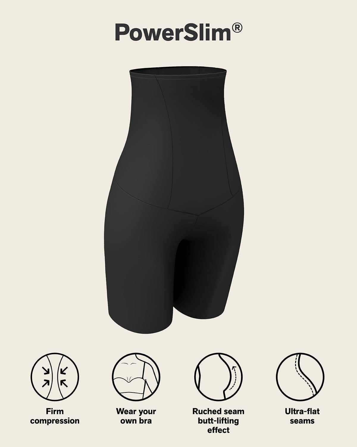 Formless™ Extra High Waisted Firm Shaper Short