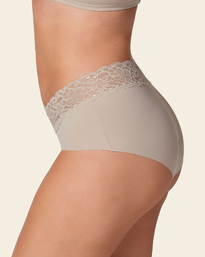 Formless™ Ultra Light Lace Trim Hipster Panty