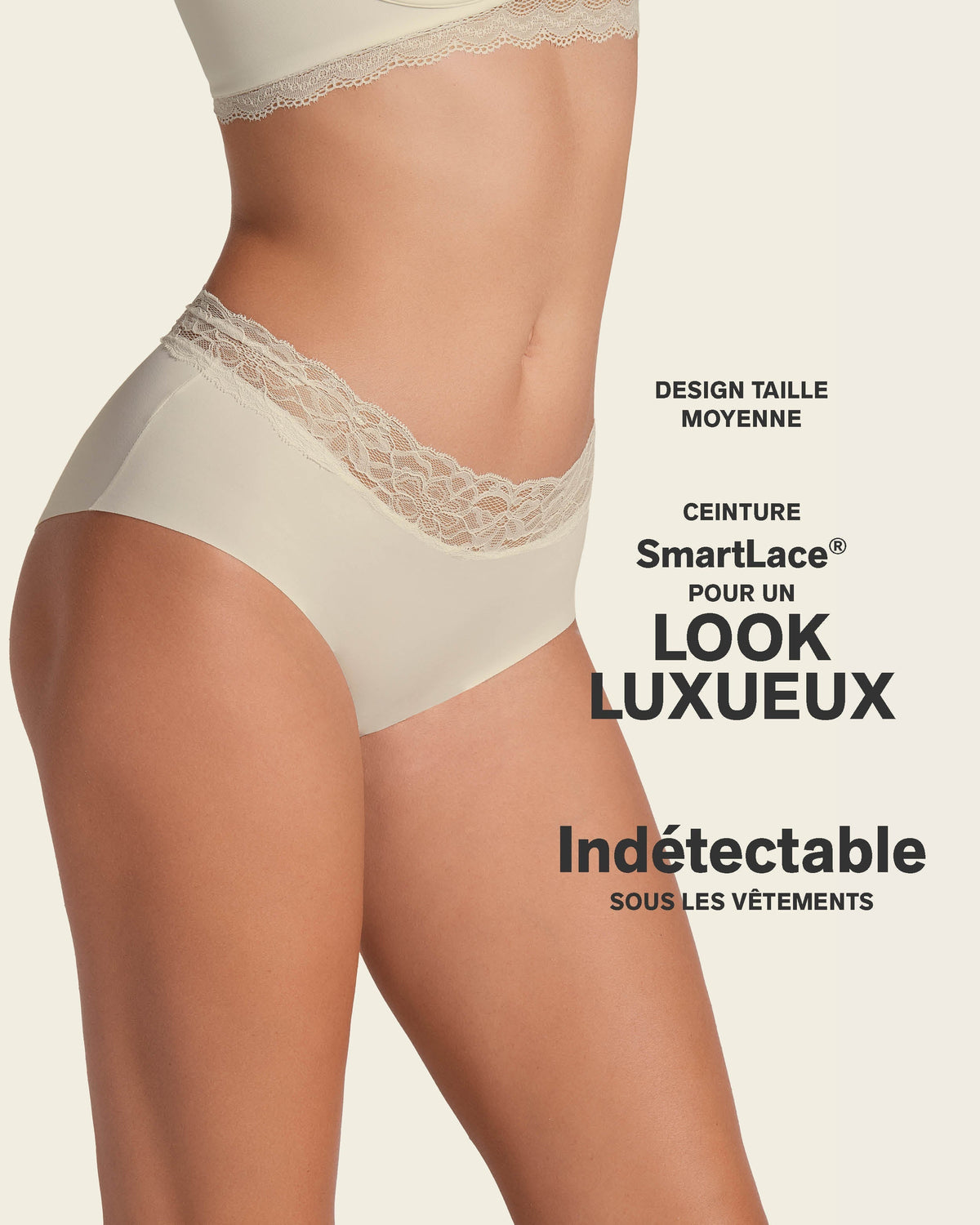 Formless™ Ultra Light Lace Trim Hipster Panty
