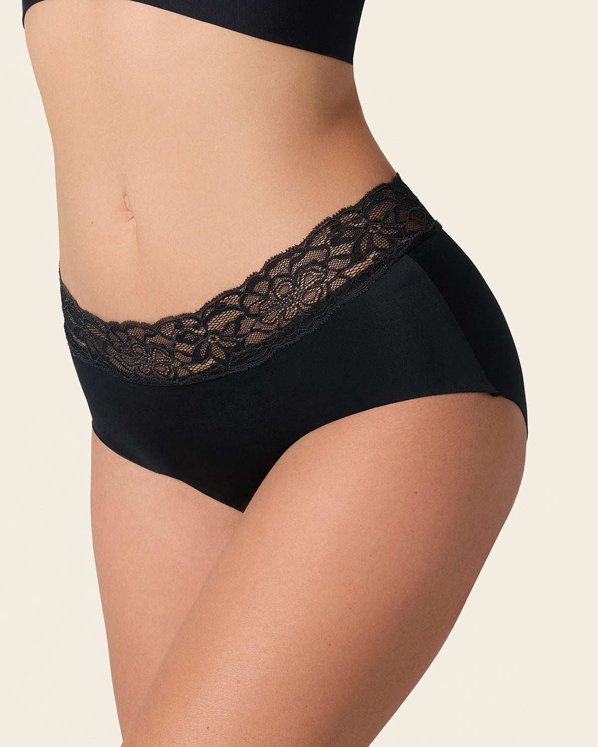 Formless™ Ultra Light Lace Trim Hipster Panty