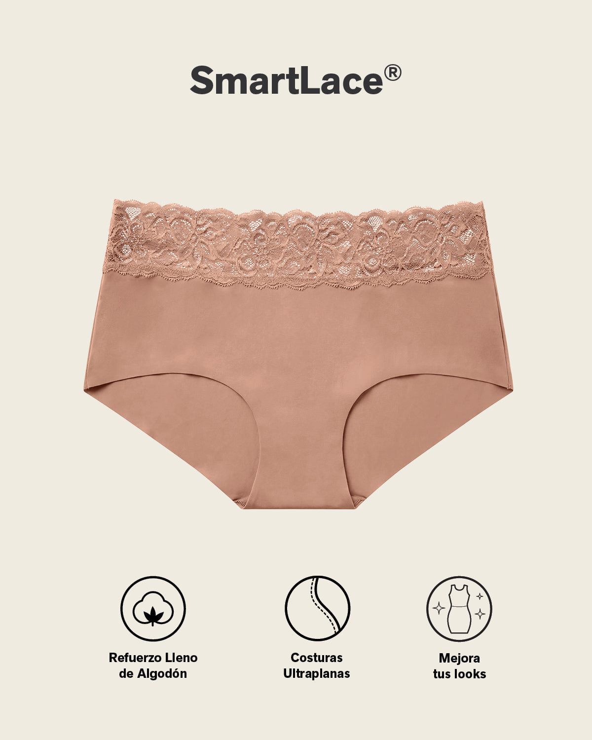 Formless™ Ultra Light Lace Trim Hipster Panty