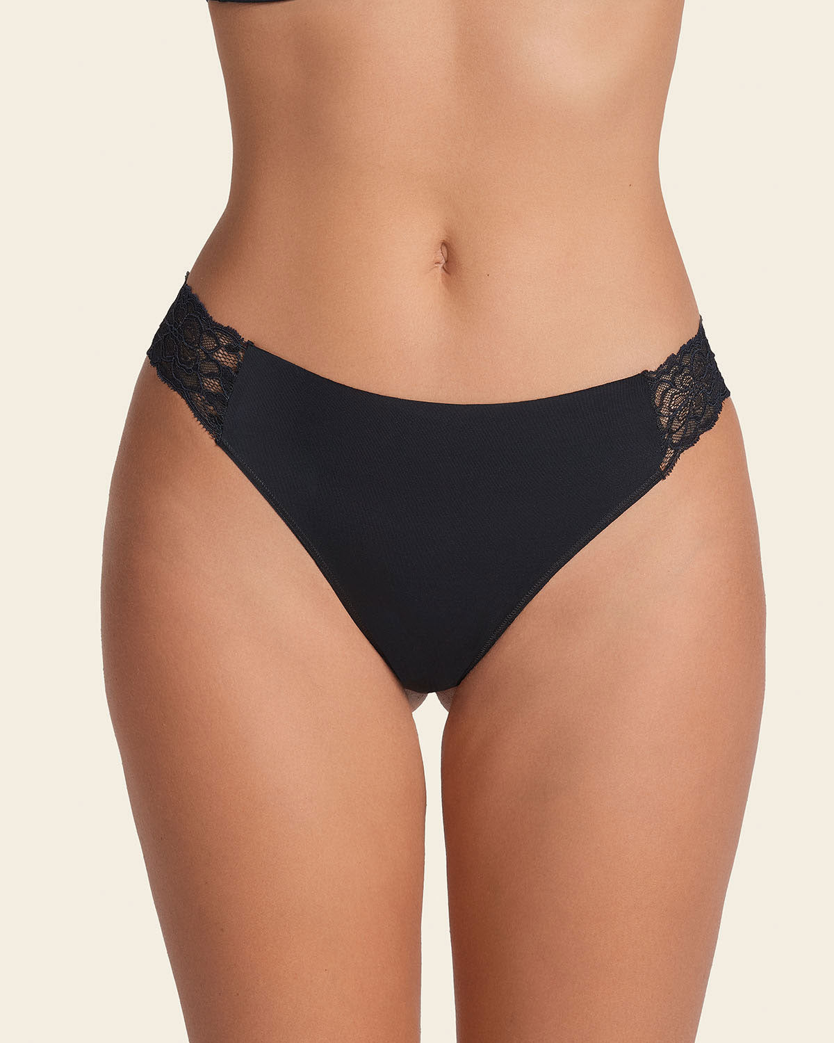 Formless™ Lace Side Seamless Thong Panty