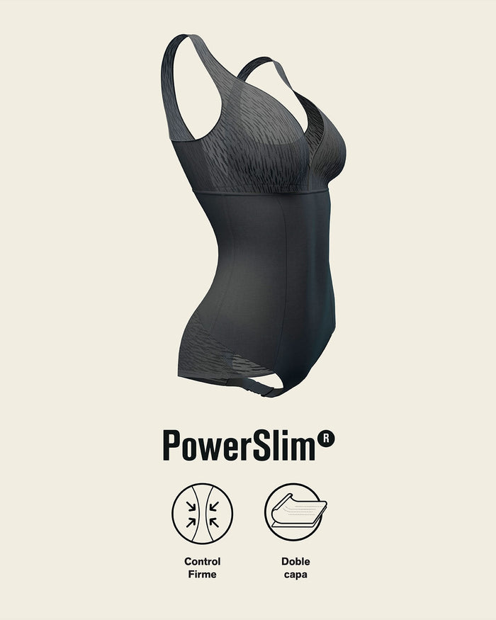 Formless™ Sheer Stripe Detail Sculpting Bodysuit