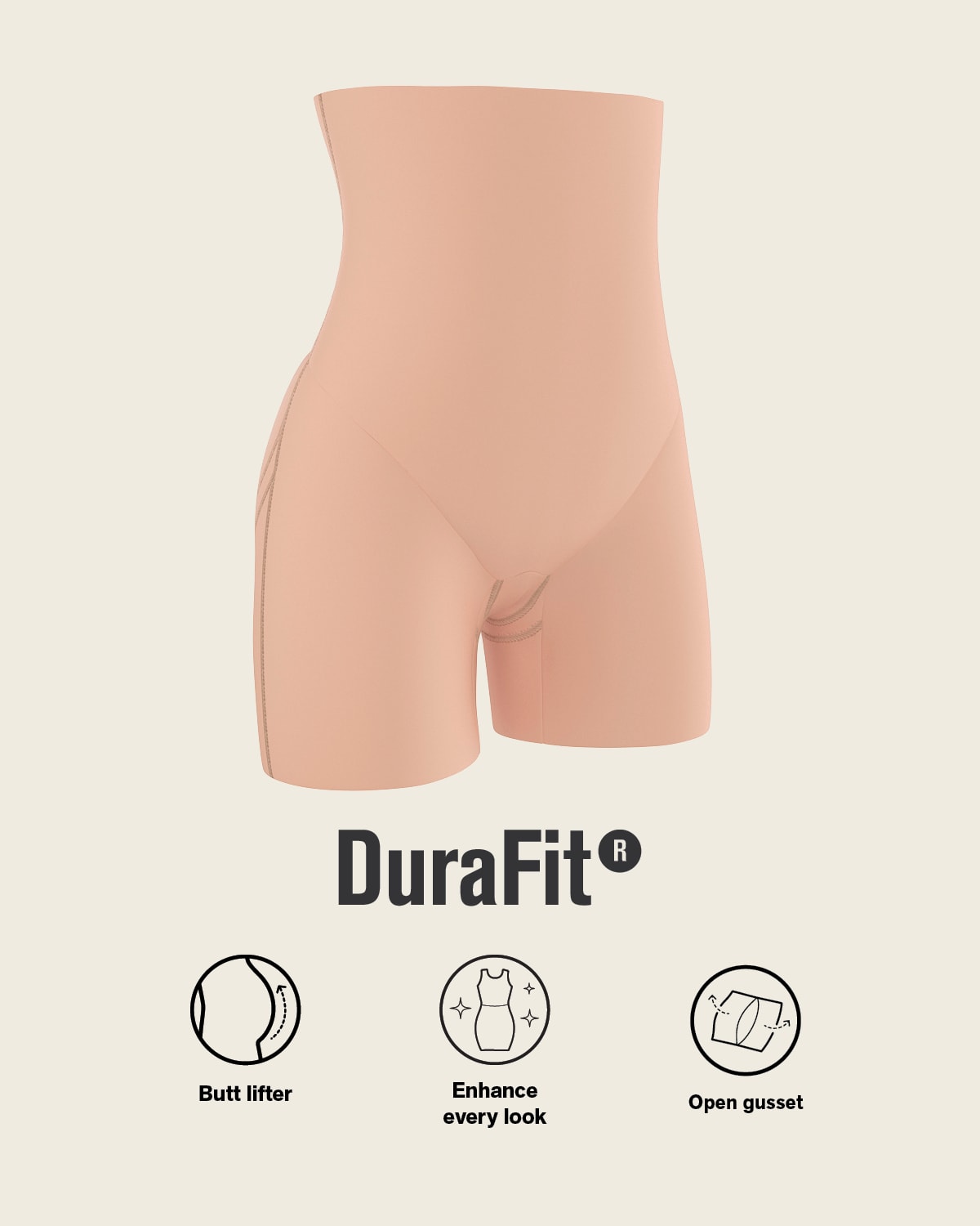 Formless™ Strapless Sculpting Step-in Body Shaper with Short Bottom