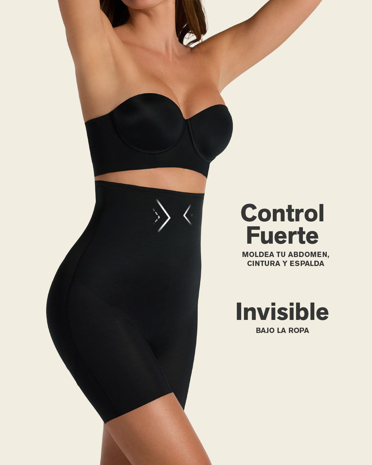 Formless™ Strapless Sculpting Step-in Body Shaper with Short Bottom