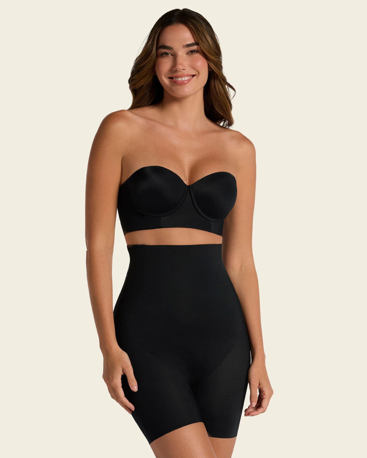 Formless™ Strapless Sculpting Step-in Body Shaper with Short Bottom