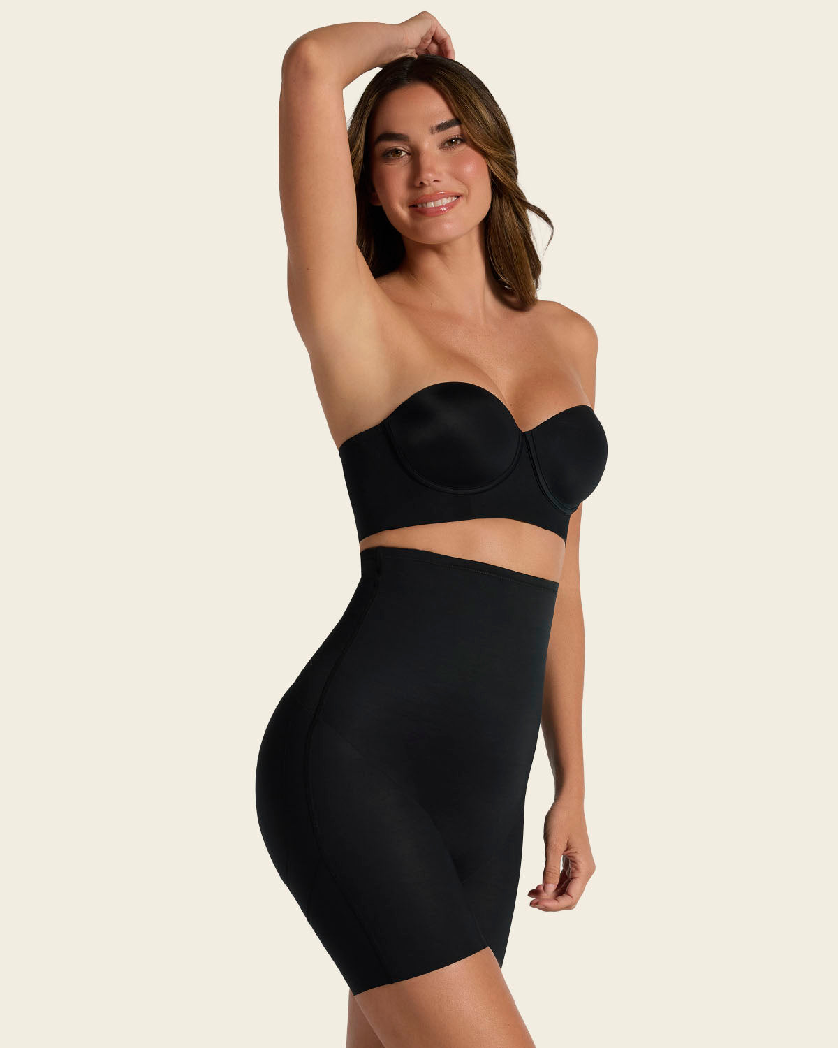 Formless™ Strapless Sculpting Step-in Body Shaper with Short Bottom