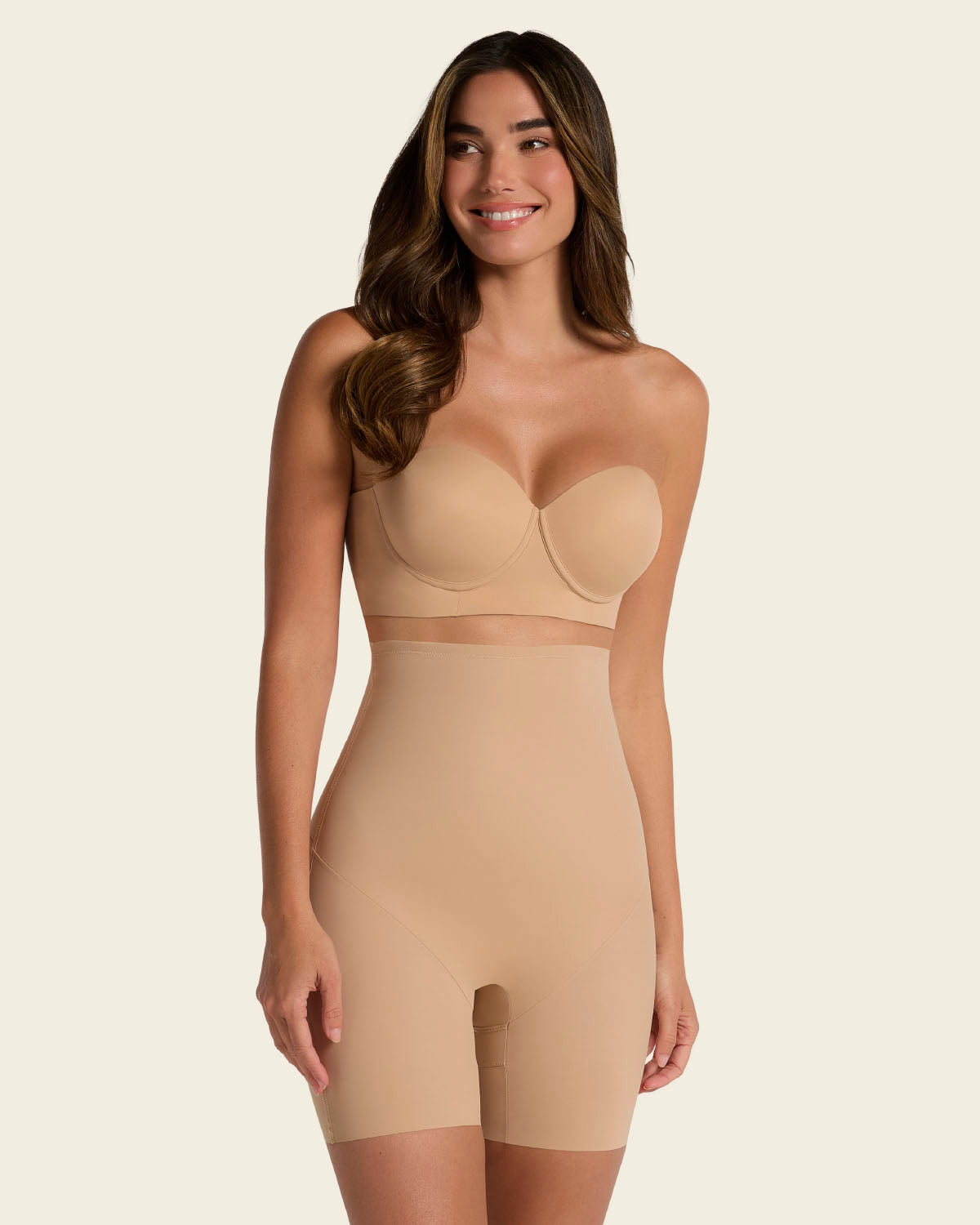 Formless™ Strapless Sculpting Step-in Body Shaper with Short Bottom