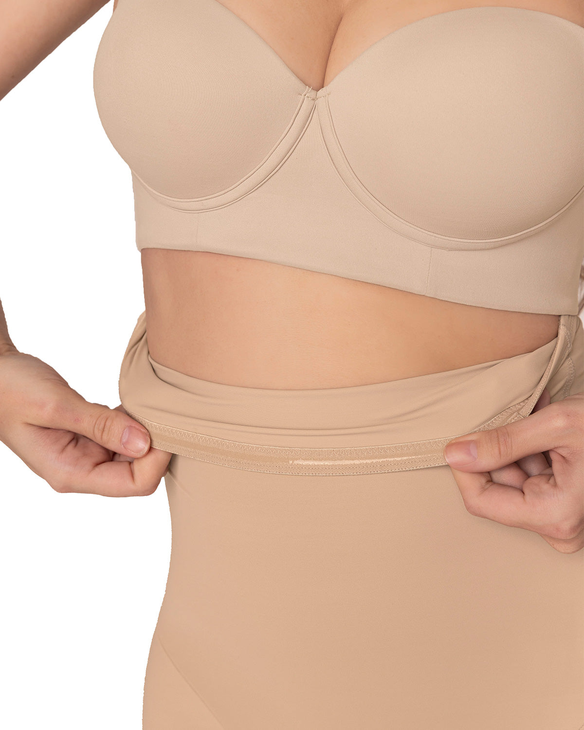 Formless™ Strapless Sculpting Step-in Body Shaper with Short Bottom
