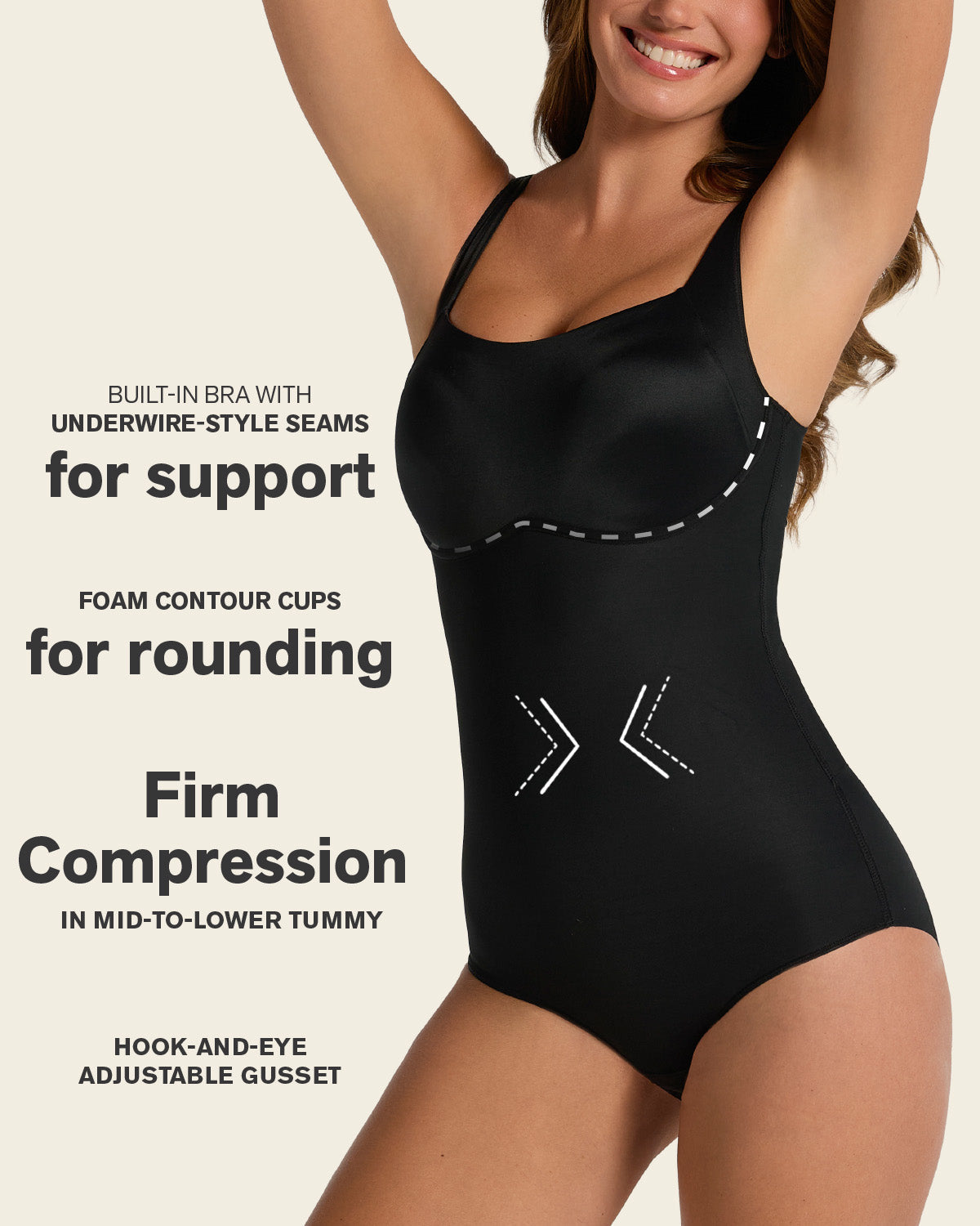 Formless™ Scoop Back Wireless Classic Sculpting Bodysuit