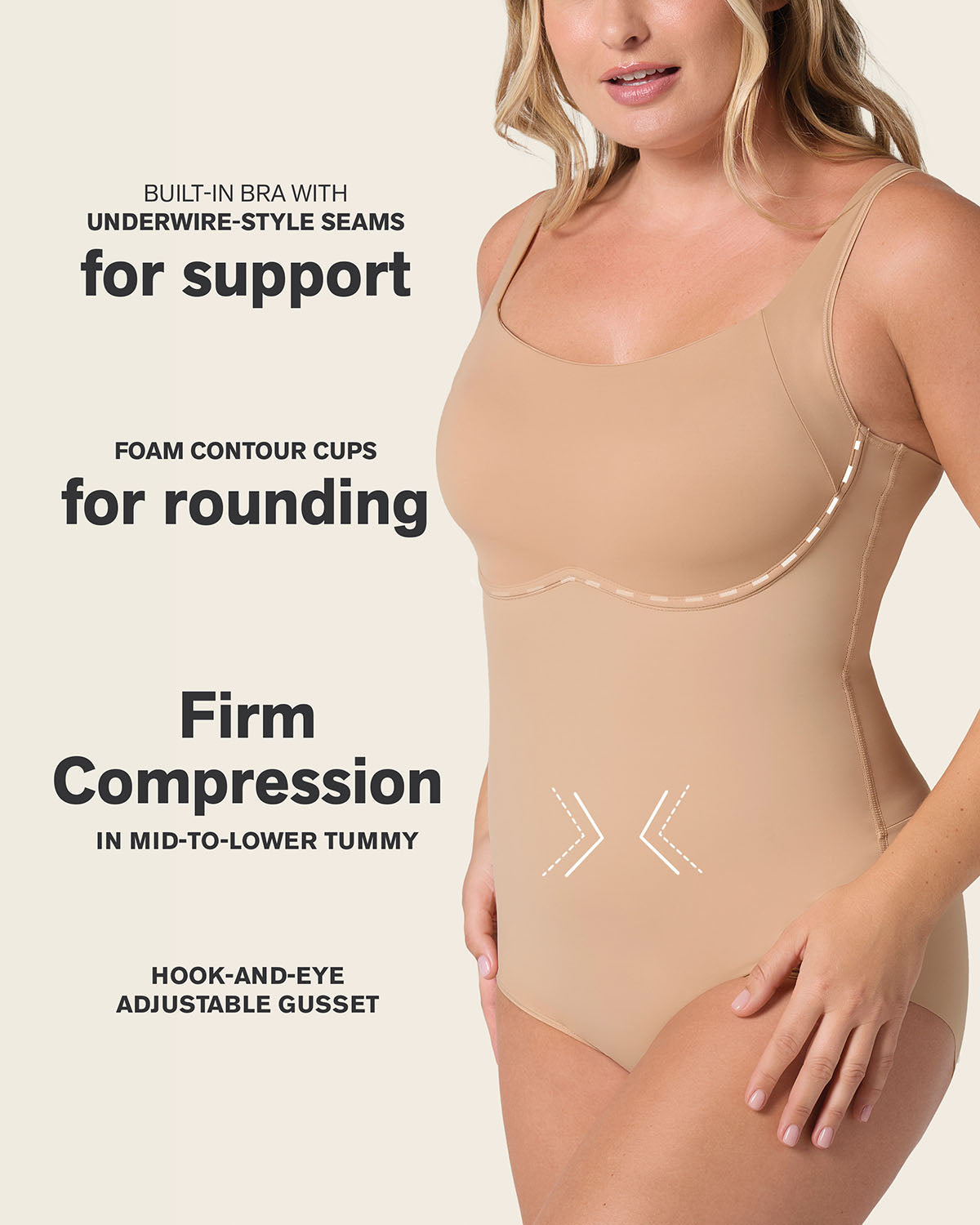 Formless™ Scoop Back Wireless Classic Sculpting Bodysuit