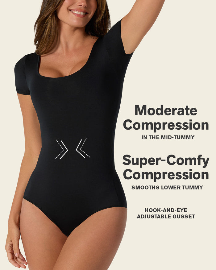 Formless™ Short Sleeve Round Neck Shaper Bodysuit