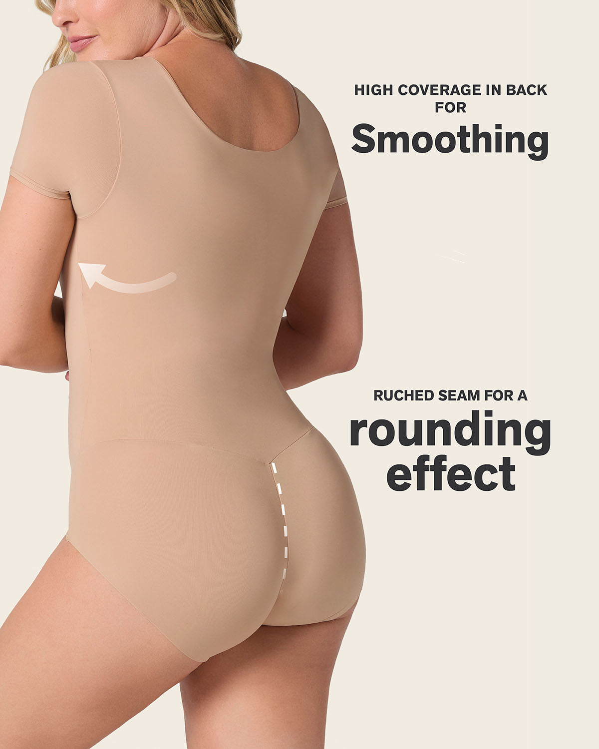 Formless™ Short Sleeve Round Neck Shaper Bodysuit