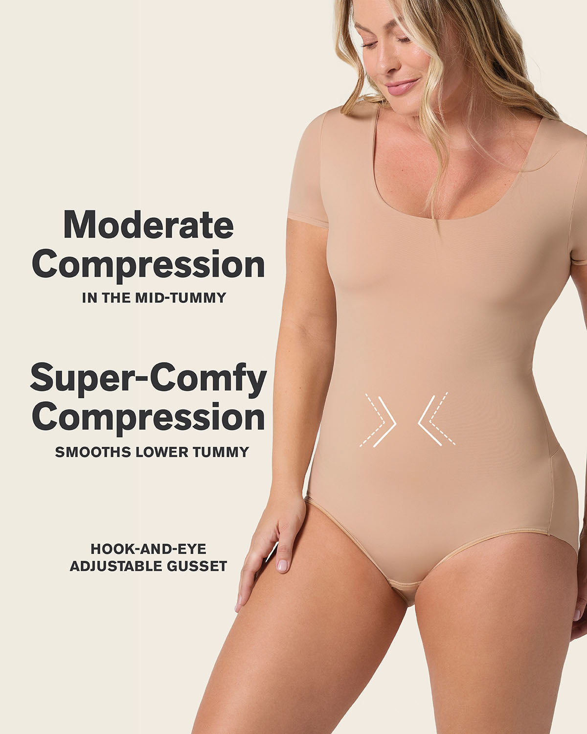 Formless™ Short Sleeve Round Neck Shaper Bodysuit