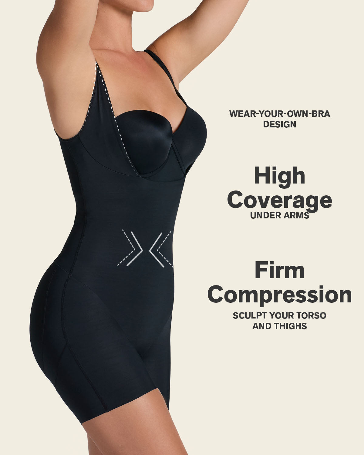Formless™ Step-in Body Shaper with Butt-Lifting Short Bottom