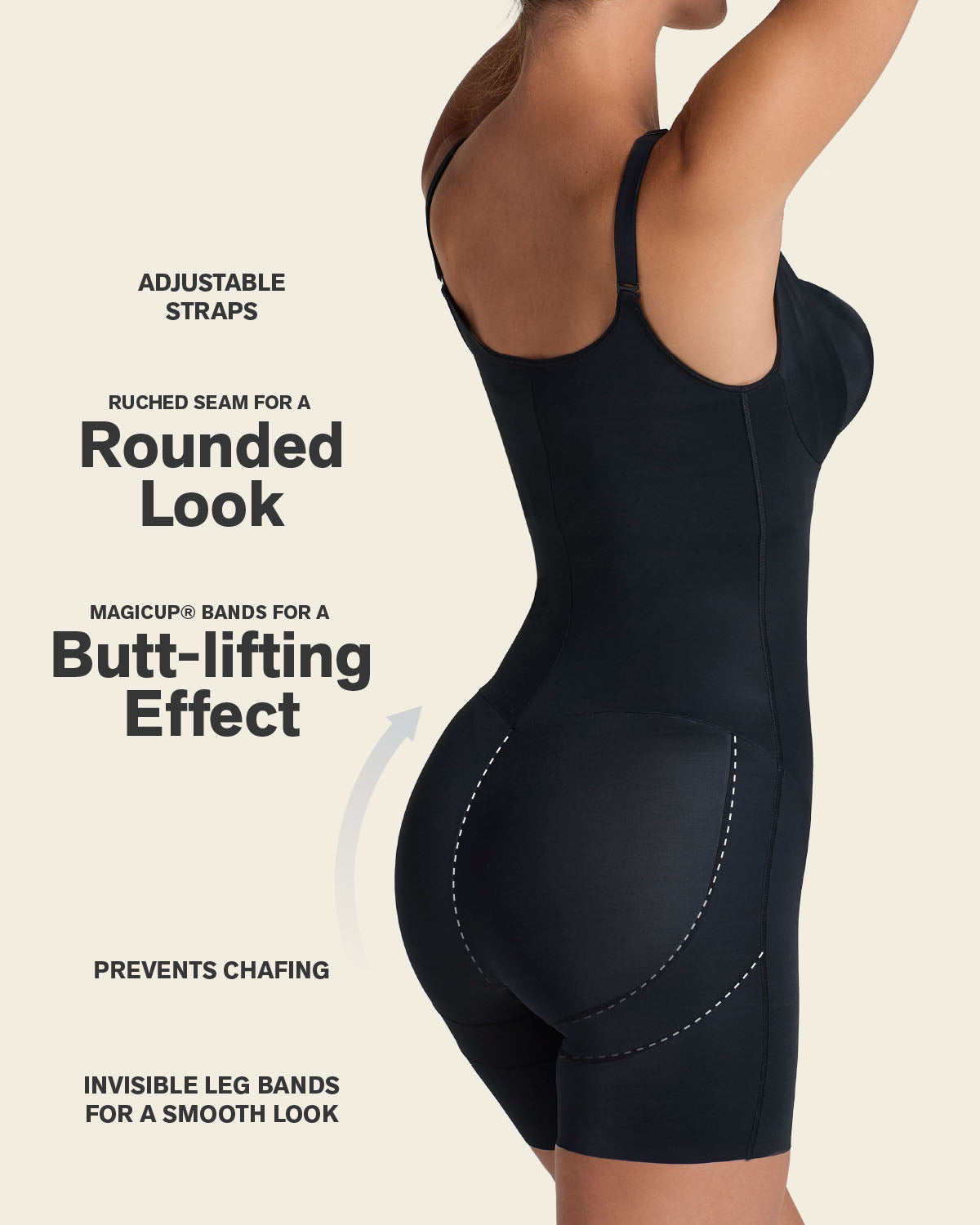 Formless™ Step-in Body Shaper with Butt-Lifting Short Bottom