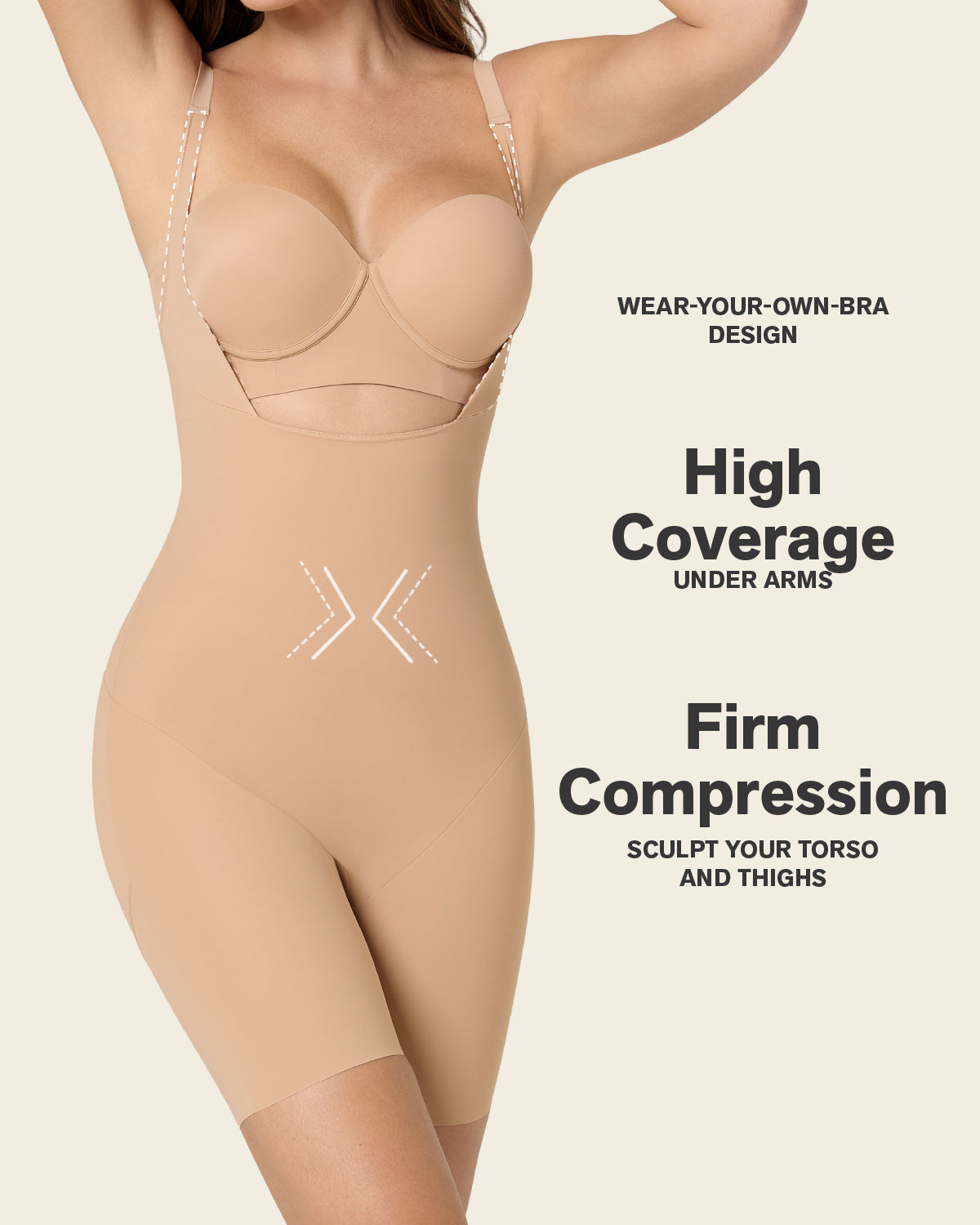 Formless™ Step-in Body Shaper with Butt-Lifting Short Bottom