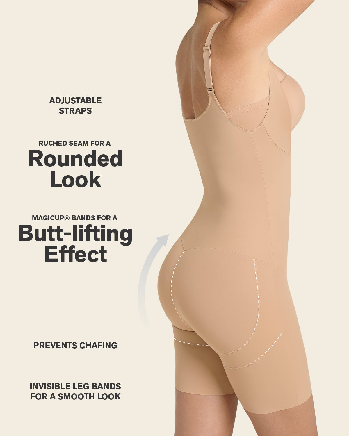 Formless™ Step-in Body Shaper with Butt-Lifting Short Bottom