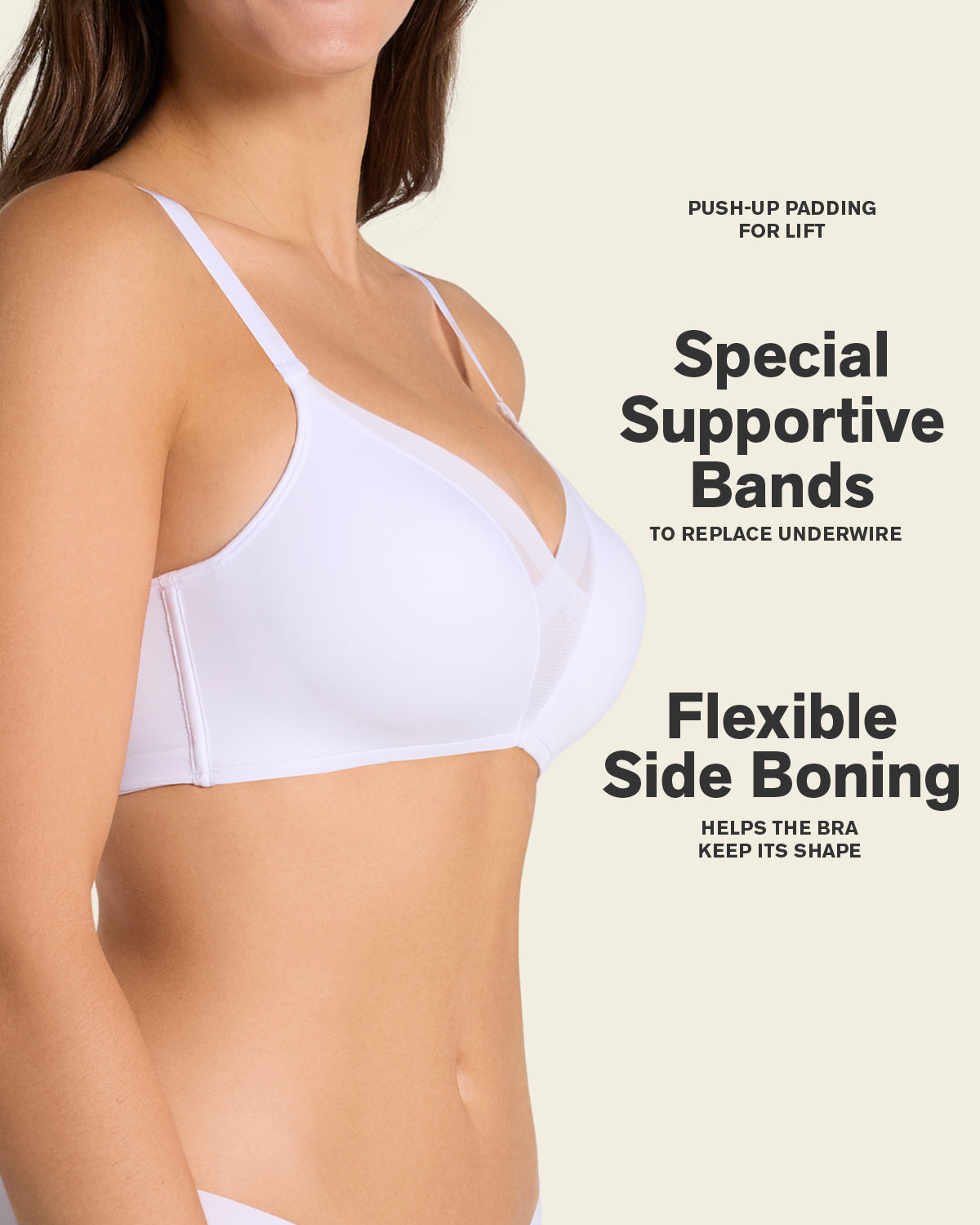 Formless™ Wireless Push Up Bra