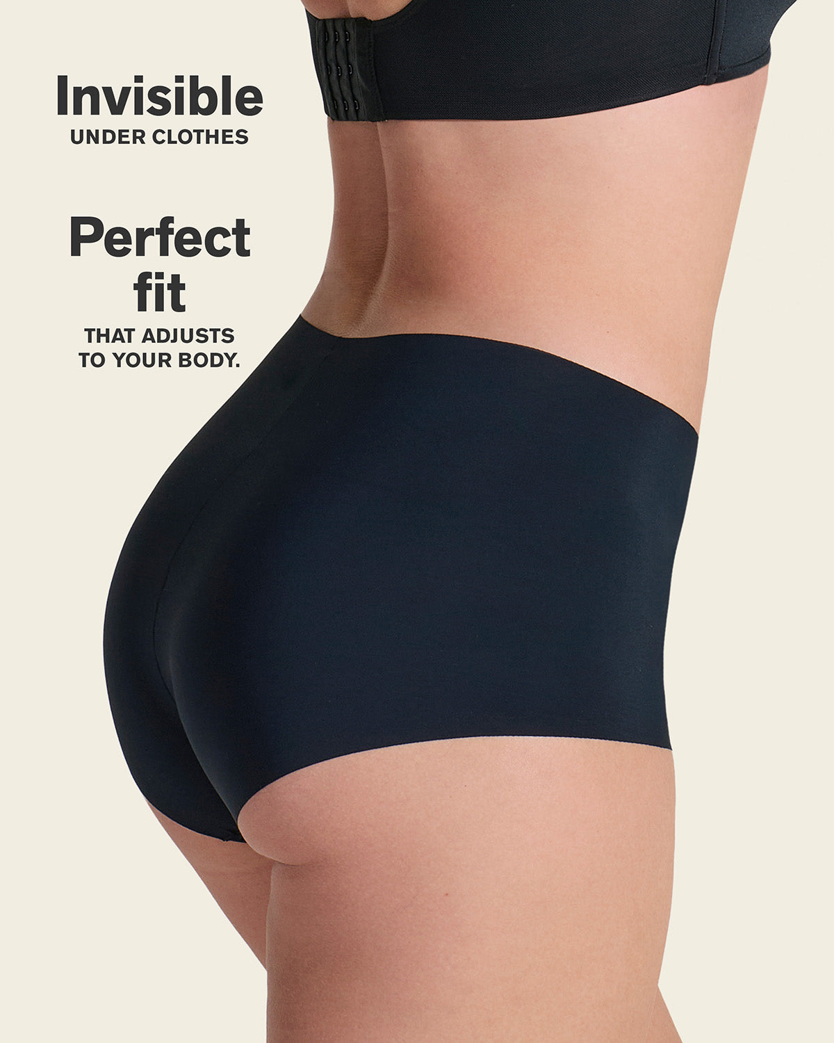 Formless™ Mostly Covered Invisible Microfiber Boyshort Panty