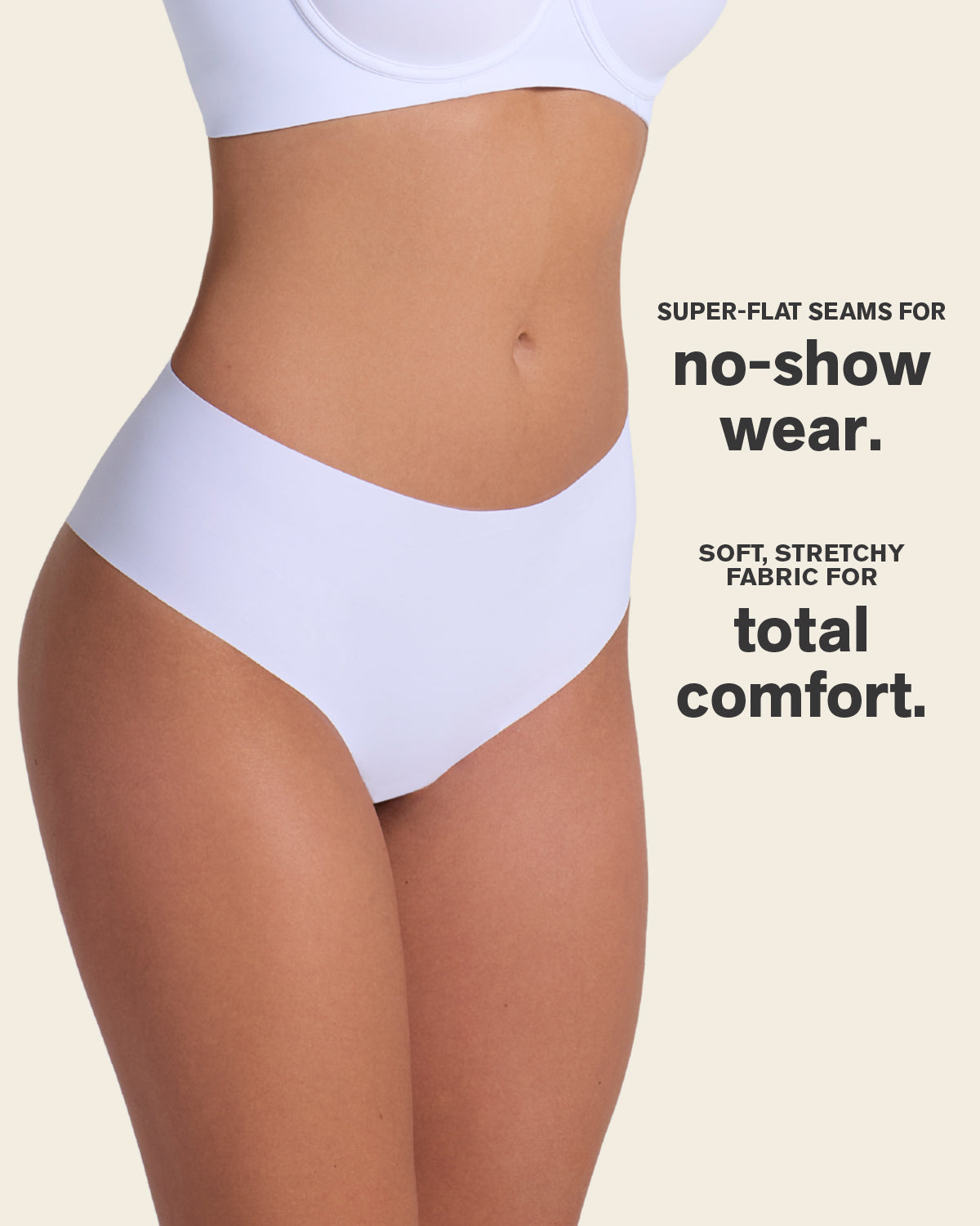 Formless™ Totally Seamless Mid-Rise Microfiber Cheeky Panty