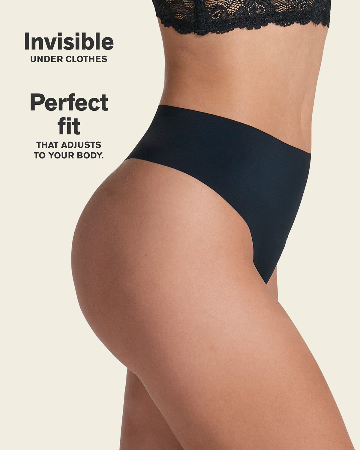 Formless™ High-Waisted Invisible Microfiber Thong Panty