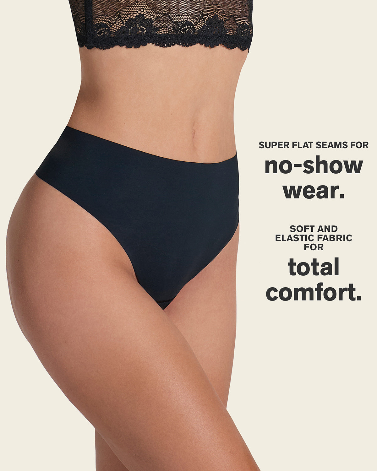 Formless™ High-Waisted Invisible Microfiber Thong Panty