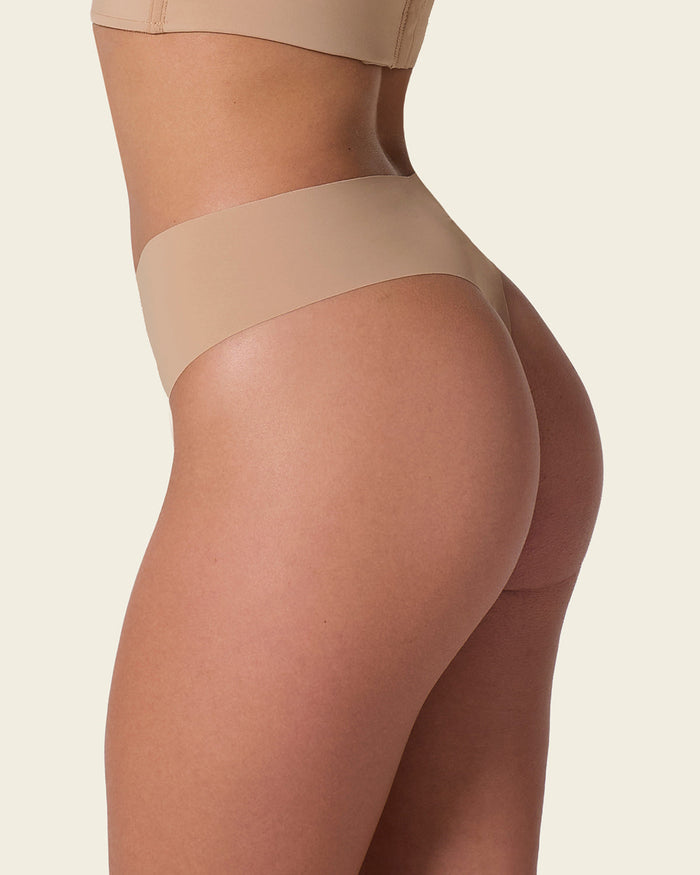 Formless™ High-Waisted Invisible Microfiber Thong Panty