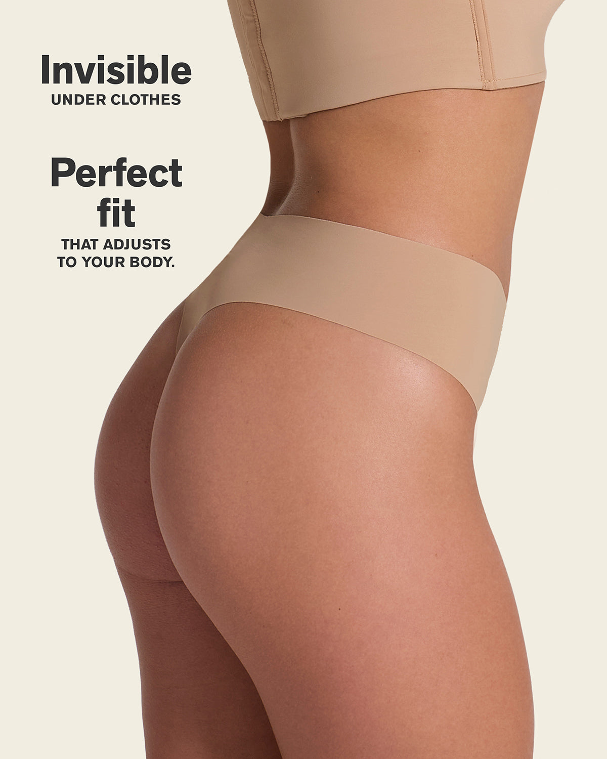 Formless™ High-Waisted Invisible Microfiber Thong Panty