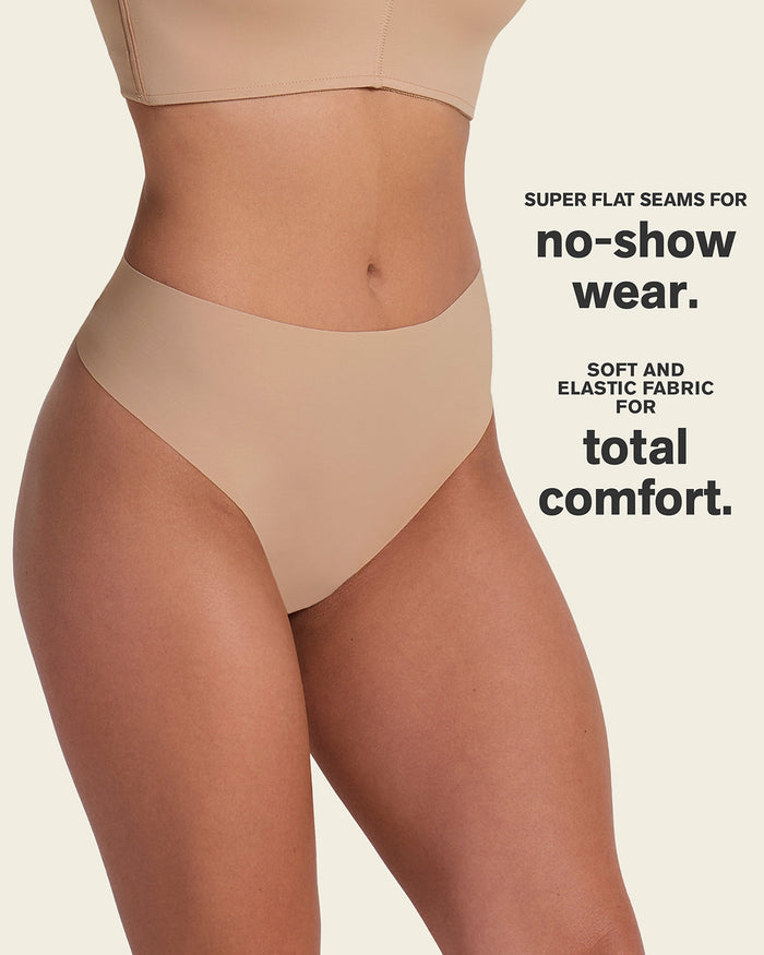 Formless™ High-Waisted Invisible Microfiber Thong Panty