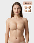 2 Pairs Invisible Uplift Adhesive Push-Up Bra