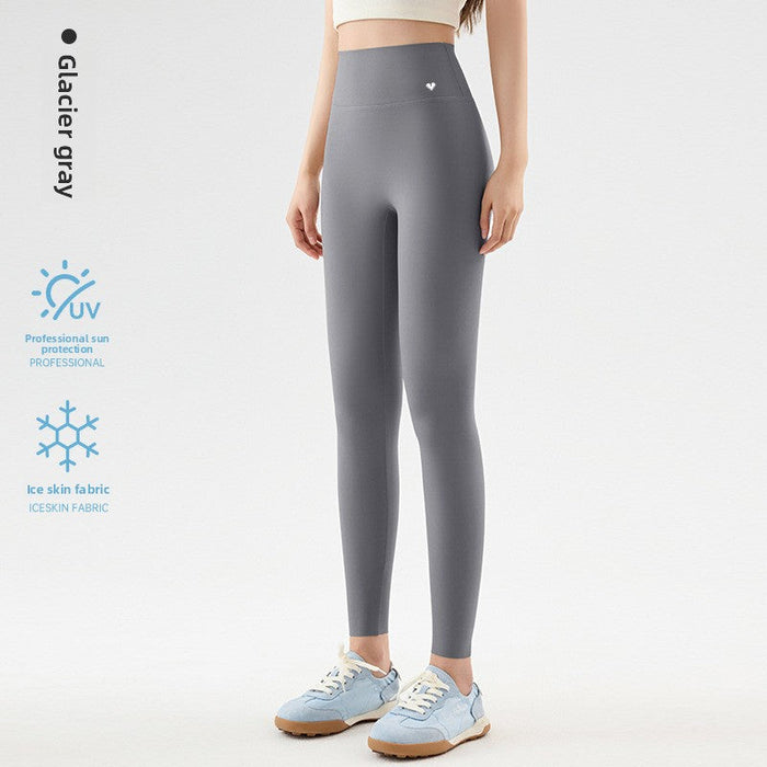 Formless™ Womens High-Waisted Ice Silk Cropped Leggings